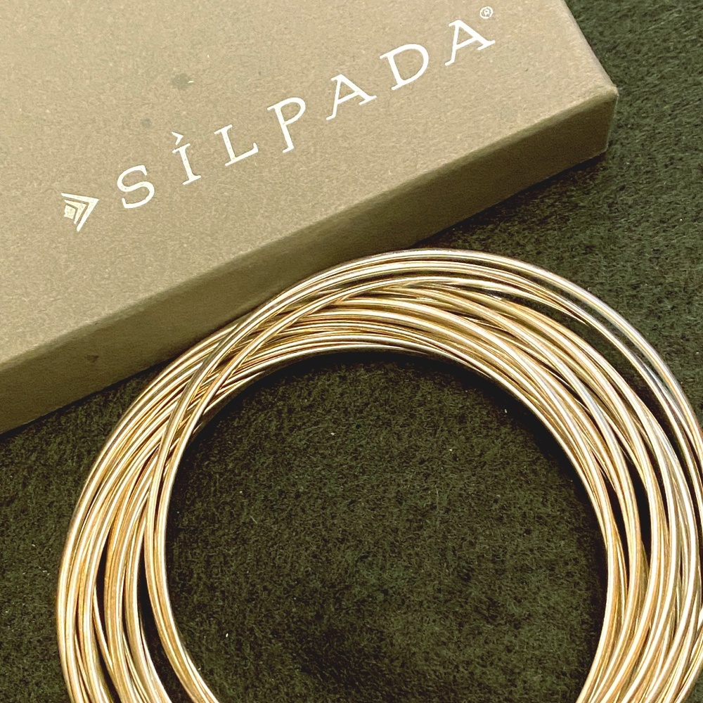 Silpada 21 Sterling Silver Bangle Bracelet